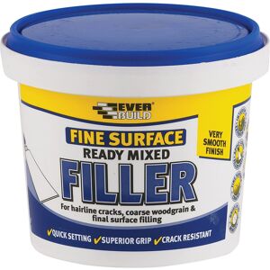Everbuild Ready Mixed Fine Surface Filler, White, 600 g RMFINE(n) Everbuild Ready Mixed Fine Surface Filler, White, 600 g RMFINE(n)