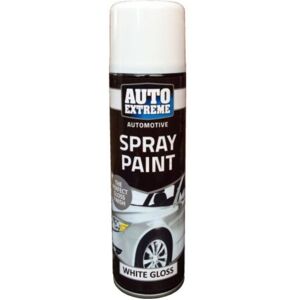 Rapide Auto Extreme All Purpose Spray Paint Can White Gloss Finish 250ml 1902 Rapide Auto Extreme All Purpose Spray Paint Can White Gloss Finish 250ml 1902