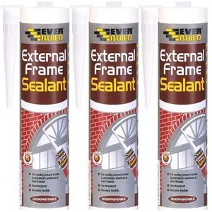 Everbuild External Frame Acrylic Sealant, Brown, 290 ml EXTBN (Pack of 3) Everbuild External Frame Acrylic Sealant, Brown, 290 ml EXTBN (Pack of 3)