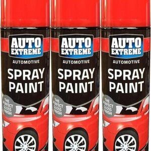 Rapide Auto Extreme All Purpose Spray Paint Can Red Gloss Finish 250ml 1907 (P Rapide Auto Extreme All Purpose Spray Paint Can Red Gloss Finish 250ml 1907 (P