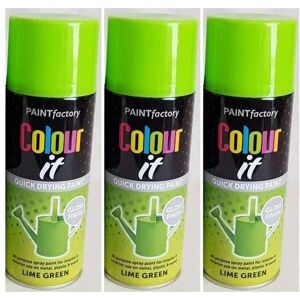 Paint Factory Colour It Multi-Purpose Spray Paint Lime Green 400ml 1739PR (Pac Paint Factory Colour It Multi-Purpose Spray Paint Lime Green 400ml 1739PR (Pac