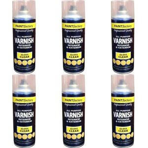 Paint Factory ALL PURPOSE GLOSS VARNISH 400ML 1749PR (Pack of 6) Paint Factory ALL PURPOSE GLOSS VARNISH 400ML 1749PR (Pack of 6)