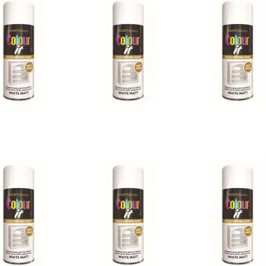 Paint Factory All Purpose White MATT 400ml (Pack of 6) Paint Factory All Purpose White MATT 400ml (Pack of 6)