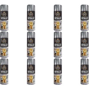 Paint Factory All Purpose Silver Metallic, 400 ml (Pack of 12) Paint Factory All Purpose Silver Metallic, 400 ml (Pack of 12)