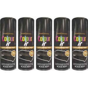 Rapide 5 x 400ml Primer Matt finish Black Spray Paint Aerosol Wood Plastic Rapide 5 x 400ml Primer Matt finish Black Spray Paint Aerosol Wood Plastic