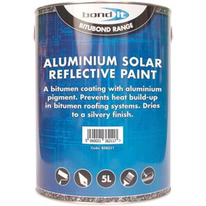 BONDIT ALUMINIUM SOLAR REFLECTIVE PAINT - Silver 5L BONDIT ALUMINIUM SOLAR REFLECTIVE PAINT - Silver 5L