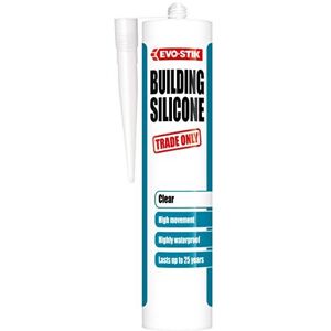 Evo-Stik Building Silicone Sealant, Waterproof, High Movement Accommodation, Interior & E Evo-Stik Building Silicone Sealant, Waterproof, High Movement Accommodation, Interior & E