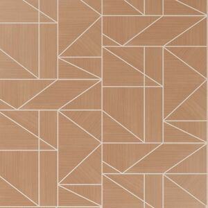 Crown Alexis Geo Rose Gold Wallpaper M1382 Crown Alexis Geo Rose Gold Wallpaper M1382