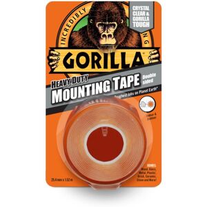 Gorilla Heavy Duty Double Sided Mounting Tape Gorilla Heavy Duty Double Sided Mounting Tape