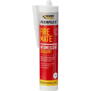 Everbuild Everflex Fire Mate Intumescent Sealant White 295ml 486028 Everbuild Everflex Fire Mate Intumescent Sealant White 295ml 486028