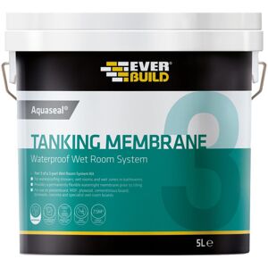 Everbuild Aquaseal Waterproof Tanking Membrane – Flexible – Waterproof – Easy To Apply – I Everbuild Aquaseal Waterproof Tanking Membrane – Flexible – Waterproof – Easy To Apply – I