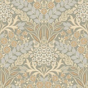 Grandeco Arts Floral Taupe Wallpaper Flowers Leaves Textured Grandeco Arts Floral Taupe Wallpaper Flowers Leaves Textured