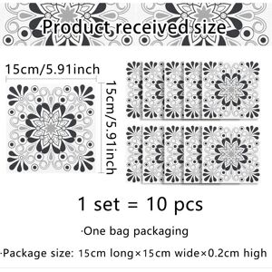 Unbranded (ACZ2003 (15*15cm*10PCS)) New Retro Wall Brick -Style Tile Wall Sticker Balcony Unbranded (ACZ2003 (15*15cm*10PCS)) New Retro Wall Brick -Style Tile Wall Sticker Balcony