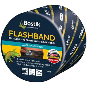 (10m x 75mm, Grey) Bostik Flashband Original Flashing Tape (10m x 75mm, Grey) Bostik Flashband Original Flashing Tape