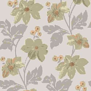 Grandeco Life Clematis Trail Sage Wallpaper A73003 Grandeco Life Clematis Trail Sage Wallpaper A73003