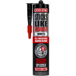 Evo-Stik Sticks Like Turbo Adhesive, All Weather, Fast Setting, Extreme Temperature & Mov Evo-Stik Sticks Like Turbo Adhesive, All Weather, Fast Setting, Extreme Temperature & Mov