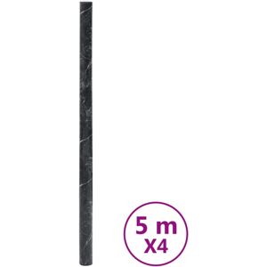 vidaXL Furniture Films Self-Adhesive Marble Effect Black - 90x500 cm vidaXL Furniture Films Self-Adhesive Marble Effect Black - 90x500 cm