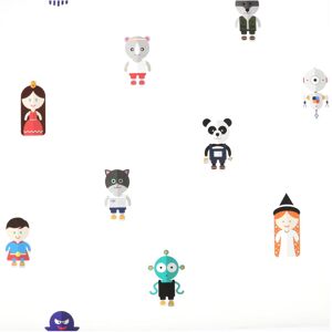 Superfresco Easy White Character Nursery Wallpaper - Wallpaper Superfresco Easy White Character Nursery Wallpaper - Wallpaper