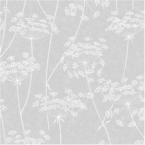 Superfresco Easy Aura Grey Floral Wallpaper Superfresco Easy Aura Grey Floral Wallpaper