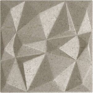 vidaXL Beton 3D Wall Panels Grey 12 pcs - Wall Panels vidaXL Beton 3D Wall Panels Grey 12 pcs - Wall Panels