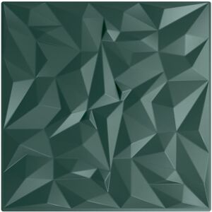 vidaXL Amethyst Green 12 pcs Self-adhesive Wall Panels - Wall Type vidaXL Amethyst Green 12 pcs Self-adhesive Wall Panels - Wall Type