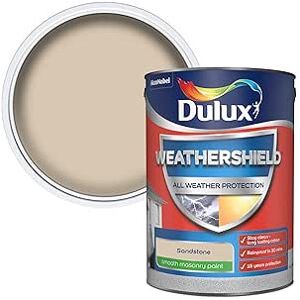Dulux Weathershield Smooth Masonry Paint 5L Sandstone Dulux Weathershield Smooth Masonry Paint 5L Sandstone
