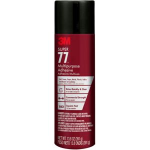 3M SPRAY ADHESV SUPER 77 (Pack of 1) 3M SPRAY ADHESV SUPER 77 (Pack of 1)