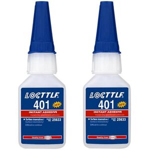 Unbranded 2pcs Loctite Henkel 401 (20g) Instant Adhesive Super Glue Unbranded 2pcs Loctite Henkel 401 (20g) Instant Adhesive Super Glue