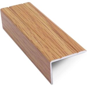 Unbranded (0.9m, Oak) Aluminium 30mm x 20mm Stair Nosing Retro Fit Self Adhesive - NAS - G Unbranded (0.9m, Oak) Aluminium 30mm x 20mm Stair Nosing Retro Fit Self Adhesive - NAS - G