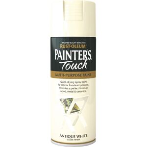 Rust-Oleum AE0040020E8 400ml Painter's Touch Spray Paint - Antique White Gloss Rust-Oleum AE0040020E8 400ml Painter's Touch Spray Paint - Antique White Gloss