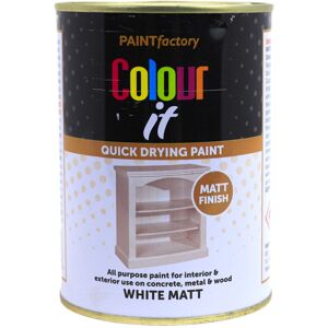Rapide Paint Factory White Matt Paint Tin For Interior Exterior Quick Drying 300ml Rapide Paint Factory White Matt Paint Tin For Interior Exterior Quick Drying 300ml
