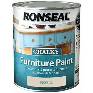 Ronseal Chalky Furniture Paint 750ml Pebble Ronseal Chalky Furniture Paint 750ml Pebble