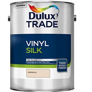Dulux Trade 5L Vinyl Silk - Magnolia Finish Dulux Trade 5L Vinyl Silk - Magnolia Finish