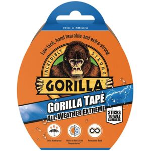 Gorilla Tape All-Weather Extreme Black 48mm x 11m – Extra-Strong, 100% Waterproo Gorilla Tape All-Weather Extreme Black 48mm x 11m – Extra-Strong, 100% Waterproo