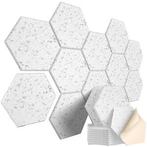Unbranded 12pcs - Sound Foam Acoic Panels,12x10x0.4in Hexagonal, And Elite E Unbranded 12pcs - Sound Foam Acoic Panels,12x10x0.4in Hexagonal, And Elite E