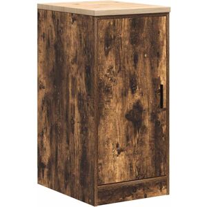 (smoked oak, 40 x 51 x 85 cm) vidaXL Garage Storage Cabinet Solid Wood Pine cabi (smoked oak, 40 x 51 x 85 cm) vidaXL Garage Storage Cabinet Solid Wood Pine cabi
