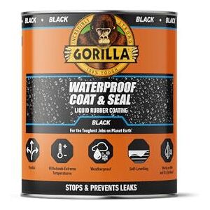Gorilla Waterproof Coat & Seal Black 946ml Gorilla Waterproof Coat & Seal Black 946ml