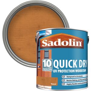 (Natural) Sadolin 10 Year Quick Dry Woodstain 2.5L (Natural) Sadolin 10 Year Quick Dry Woodstain 2.5L