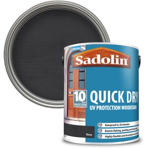 (Ebony) Sadolin 10 Year Quick Dry Woodstain 5L (Ebony) Sadolin 10 Year Quick Dry Woodstain 5L