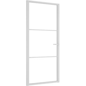 (White and transparent, 93 x 201.5 cm (W x H)) vidaXL Interior Door ESG Glass an (White and transparent, 93 x 201.5 cm (W x H)) vidaXL Interior Door ESG Glass an