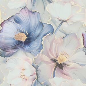 Muriva Bliss Floral Pink Gold Wallpaper 228501 Muriva Bliss Floral Pink Gold Wallpaper 228501