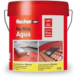 Fischer Waterproofing Paint - 1kg Bucket - White with Fibers - Water Resistant a Fischer Waterproofing Paint - 1kg Bucket - White with Fibers - Water Resistant a