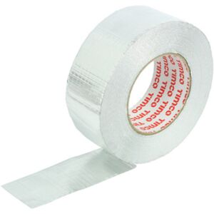 Timco Reinforced Aluminium Foil Tape 45m x 50mm, 1 Pack Roll - AFT50RE Timco Reinforced Aluminium Foil Tape 45m x 50mm, 1 Pack Roll - AFT50RE