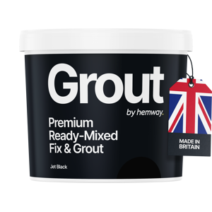 Hemway Jet Black Ready-Mixed Grout & Fix Adhesive – Mould-Resistant, Quick-Set, Hemway Jet Black Ready-Mixed Grout & Fix Adhesive – Mould-Resistant, Quick-Set,