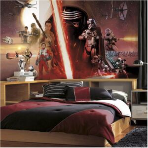 Wallpaper - Star Wars - EP VII - 320x182 cm - Glue-free installation - Children' Wallpaper - Star Wars - EP VII - 320x182 cm - Glue-free installation - Children'