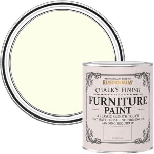 Rust-Oleum Off White Upcycled Furniture Paint in Chalky Finish - Shortbread 750m Rust-Oleum Off White Upcycled Furniture Paint in Chalky Finish - Shortbread 750m