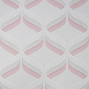 Fresco Wallpaper Retro Ogee Pink (WAS 13.99) Fresco Wallpaper Retro Ogee Pink (WAS 13.99)