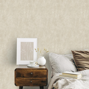 Grandeco Plain Neutral Beige Wallpaper Textured Thick Vinyl Grandeco Plain Neutral Beige Wallpaper Textured Thick Vinyl
