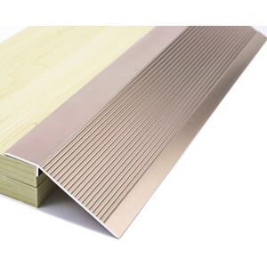 Unbranded Floor Transition Strip Aluminum Cuttable Threshold Ramp 1050mm Drop Seam Binder Unbranded Floor Transition Strip Aluminum Cuttable Threshold Ramp 1050mm Drop Seam Binder