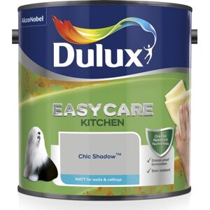 Dulux Easycare Kitchen Matt Paint, Chic Shadow, 2.5 Litre Dulux Easycare Kitchen Matt Paint, Chic Shadow, 2.5 Litre